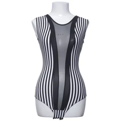 Body (Svart, Vit) från Evita Elastan, Polyester, Viskos