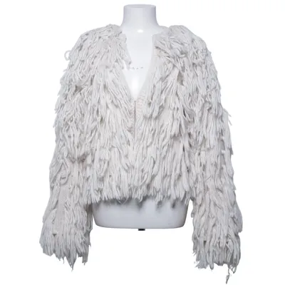 Cardigan (Wit) van Oui Acryl, Wol