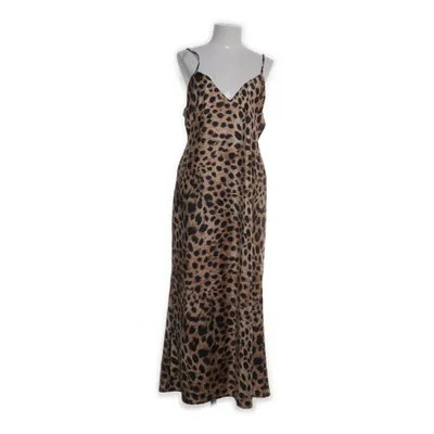 Maxi jurk (Bruin, Meerkleurig) van Zara Polyester