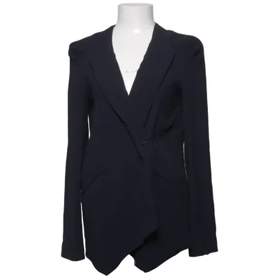 Blazer (Blauw) van Vanessabruno Acetaat, Zijde, Viscose