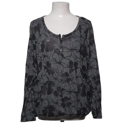 Henley shirt (Gray, Black) from Janina Cotton, Polyester
