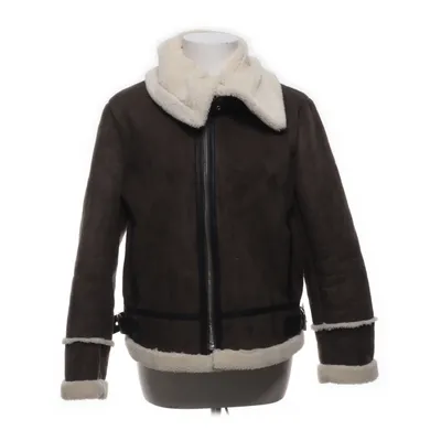Shearlingjacka (Grön, Beige, Svart) från Bik Bok Polyester