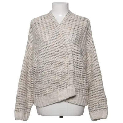 Cardigan (Beige, Gray) from Bloom Acrylic, Mohair, Polyamide, Wool