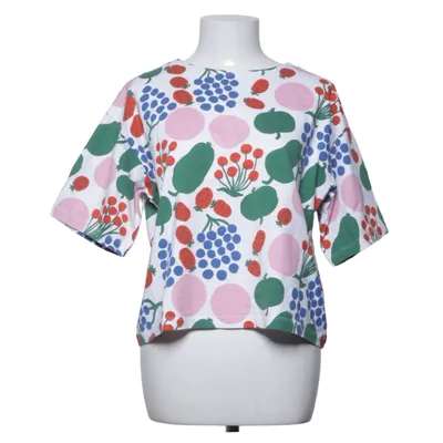 T-shirt (Hvid, Flerfarvet) fra Marimekko x Uniqlo Bomuld
