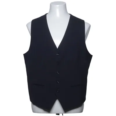 Suit vest (Black) from Lindbergh White Polyester