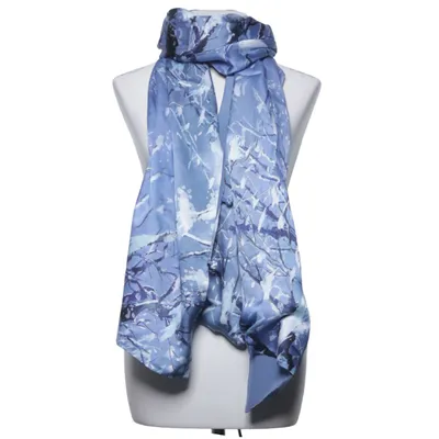 Anzugschal (Blau, Mehrfarbig) Seide