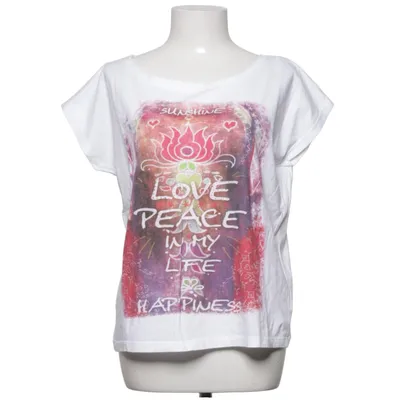 T-shirt (White, Multicolored) from Buffalo London Cotton
