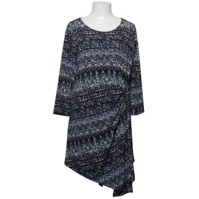 Klänning (Blå, Svart, Vit) från Isolde Elastan, Polyester