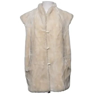Outer vest (Beige) from Couture Hélène Acrylic