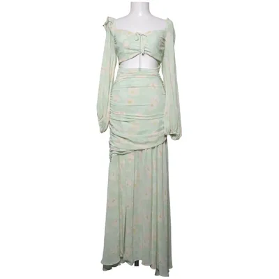 Långklänning (Grön, Flerfärgad) från Adoore Elastan, Polyester