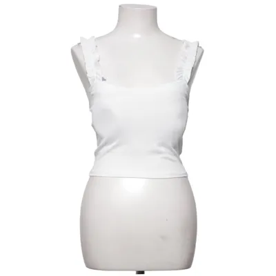 Crop top (White) from F. Fashion Elastane, Polyester