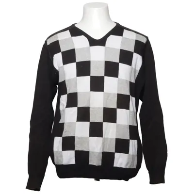 Strickpullover (Schwarz, Weiß, Grau) von Ivanhoe Baumwolle