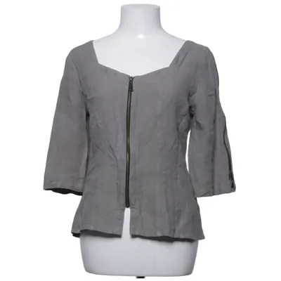 Cardigan (Gray) from Olars Ulla Klädd i Konst Linen