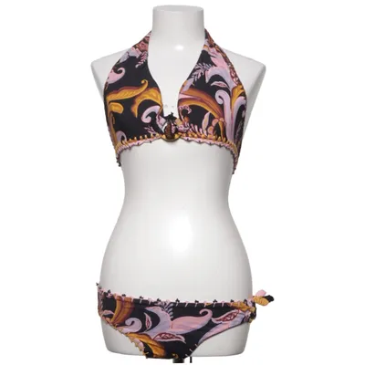 Bikini (Zwart, Meerkleurig) van Laetitia Beachwear Elastaan, Polyamide