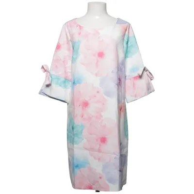 Dress (White, Pink, Blue) from Adika Polyester