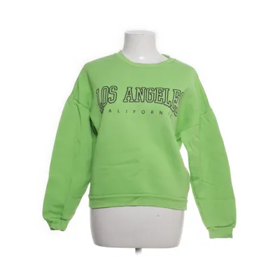 Sweatshirt (Green) from Pieces Cotton, Polyester
