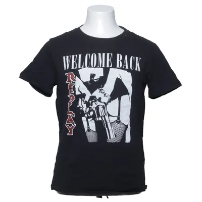 T-shirt (Zwart) van Replay Katoen