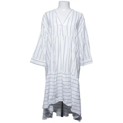 Klänning (Vit, Blå) från Basic Apparel Bomull, Viskos