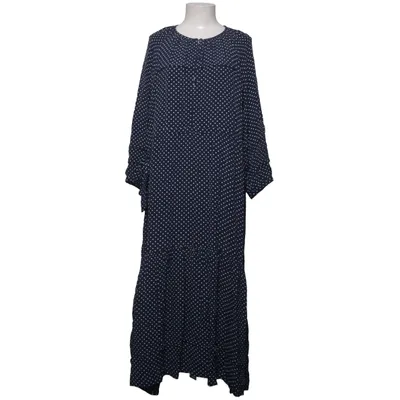 Robe longue (Bleu, Blanc) de Noa Noa Polyester, Viscose