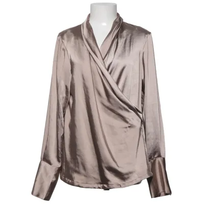 Blouse (Brown) from Karmamia Acetate, Elastane