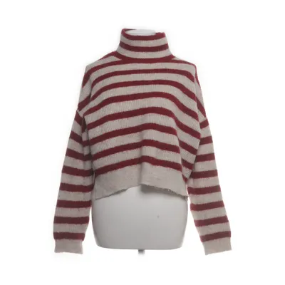 Polotröja (Röd, Grå) från Zara Knit Akryl, Polyester, Mohair, Ull