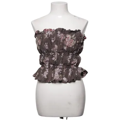 Tube top (Bruin, Roze, Meerkleurig) van H&M x Brock Collection Lyocell, Polyester
