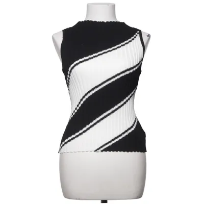 Tank Top (Black, White) from Cider Polyester, Viscose
