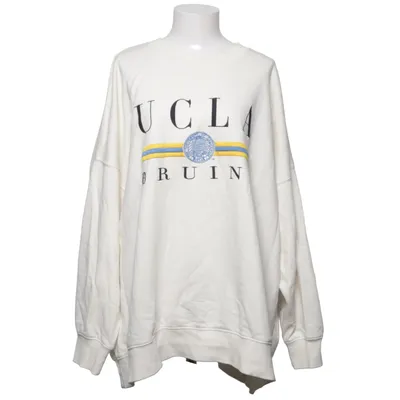 Sweatshirt (Hvid, Flerfarvet) fra H&M Bomuld, Polyester