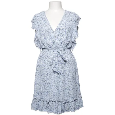 Omlottklänning (Blå, Vit) från Golden Live Polyester