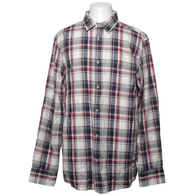 Flanellen overhemd (Wit, Rood, Blauw) van BLWR Katoen