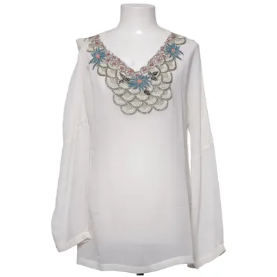 Blouse (White, Multicolored) from Etro Milano Silk