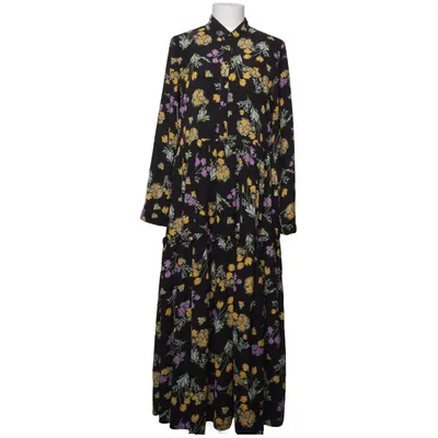 Maxi jurk (Zwart, Geel, Lila) van Daphnea Polyester
