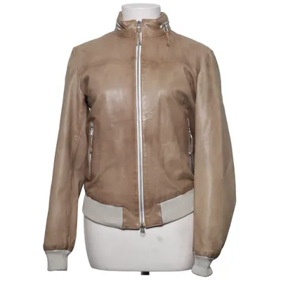 Läderjacka (BMS-71) från Gms-75 Bomull, Skinn, Polyester