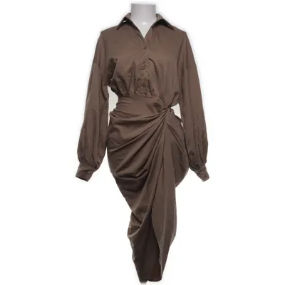 Skjortklänning (Beige) från PrettyLittleThing Polyester
