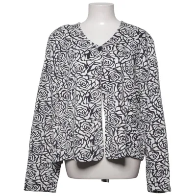 Cardigan (Black, White) from Ted Nicol Cotton, Elastane, Polyester