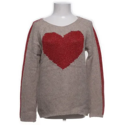 Sweater (Beige, Rød) fra Rich & Royal Alpacauld, Polyamid, Polyester, Viscose
