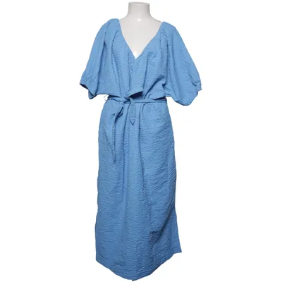 Robe longue (Bleu) de Lindex Coton, Polyester