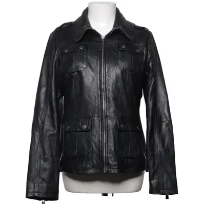 Leren jack (Zwart) van Gipsy Leer, Polyester