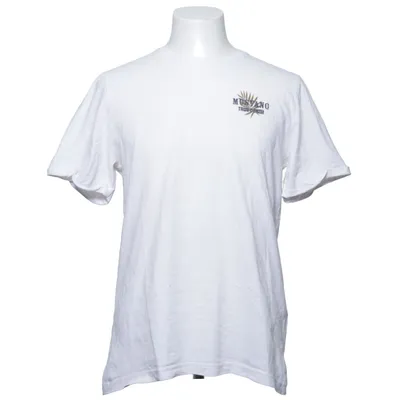 T-shirt (White) from Mustang True Denim Cotton
