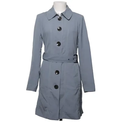 Trench-coat (Bleu) de PBO Élasthane, Polyester, Viscose
