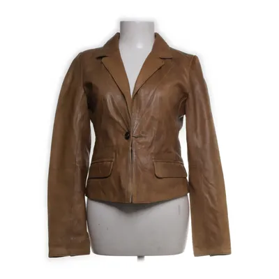 Läderjacka (Brun) från Zara Basic Skinn