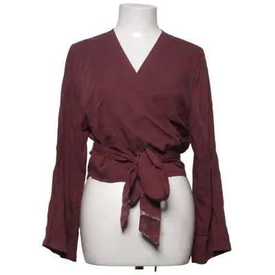 Wrap blouse (Red) from Nordlicht Lyocell