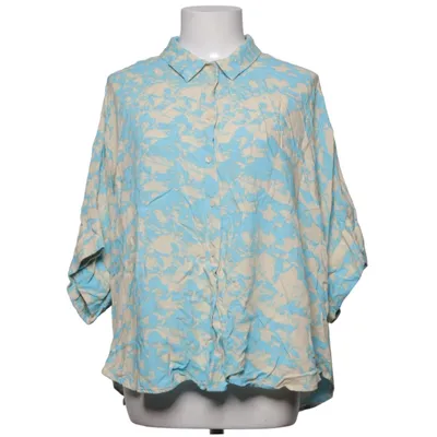 Korte mouwen shirt (Blauw, Beige) van Monki Viscose