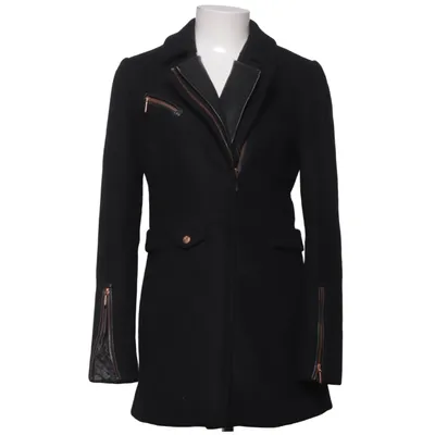 Frakke (Sort) fra Eleven Paris Polyester, Viscose, Uld