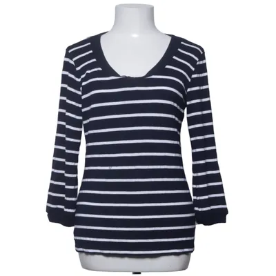 Langærmet t-shirt (Blå, Hvid) fra Finnwear Elastan, Viscose