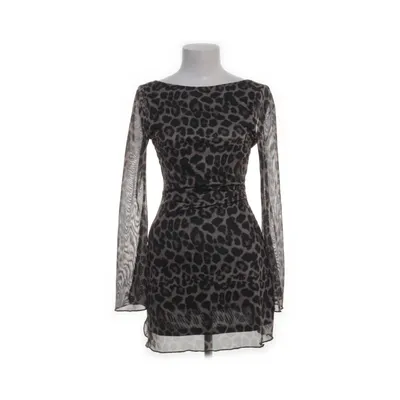 Klänning (Beige, Flerfärgad) från Shein Elastan, Polyester