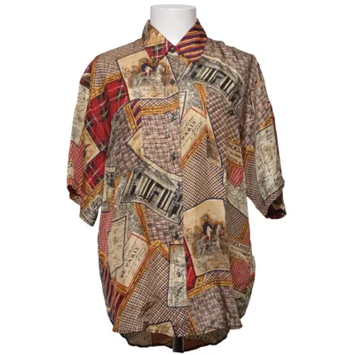 Short sleeve shirt (Red, Multicolored) from Whistles Silk