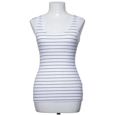 Débardeur (Blanc, Noir) de Esmara Coton, Élasthane