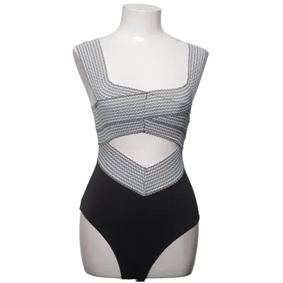 Maillot de bain une pièce (Noir, Blanc) de River Island Resort Élasthane, Polyamide, Polyester