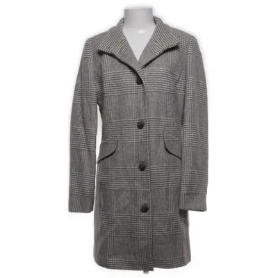 Coat (Gray, White) from Barbara Lebek Acrylic, Cotton, Polyester
